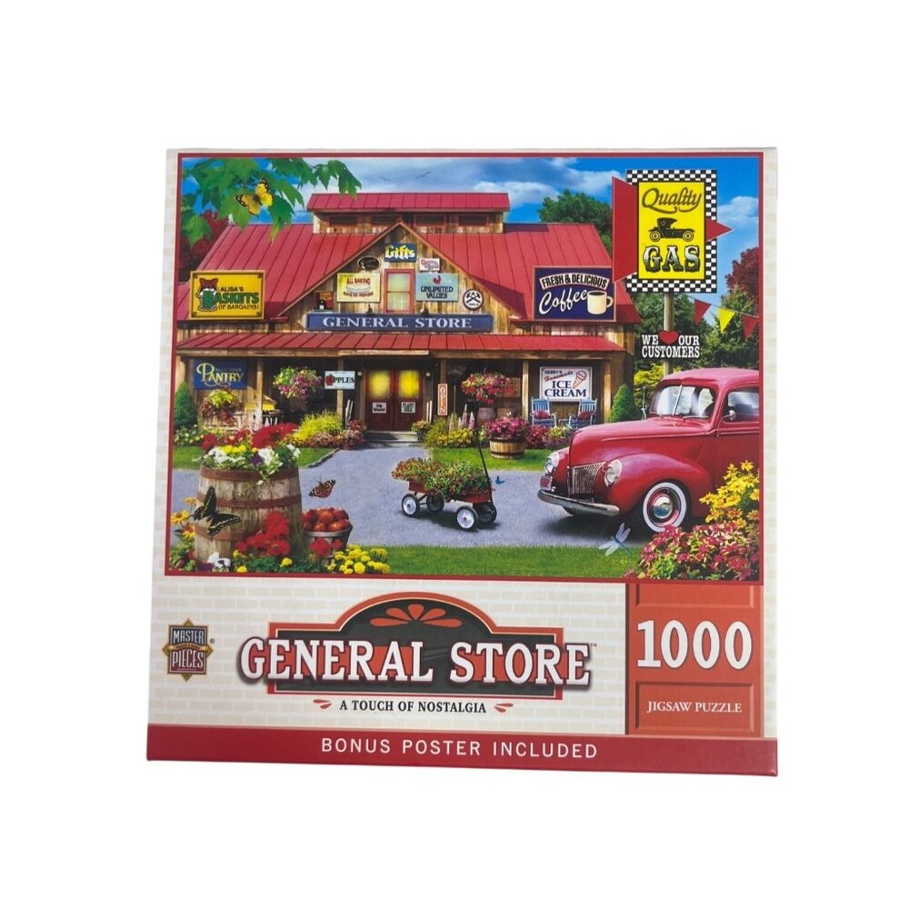 General Store 1000 Piece Jigsaw Puzzle‎ Alan Giana Bonus Poster